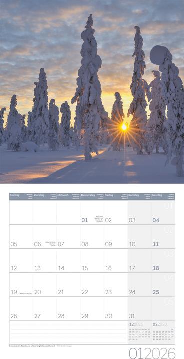 Image du produit Magie des Lichts Kalender 2026 - 30x30 (30 x 30 cm, Couverture rigide, Anglais, Français, Italien)