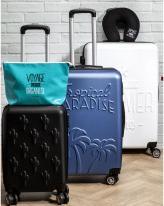 Actual product image Jet Lag embossed suitcase x3 28l 59l 100l (100 l)