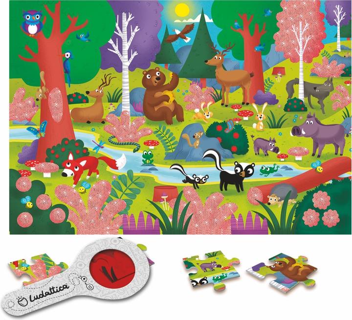 Immagine prodotto Ludattica Puzzle segreto - Foresta (24 pezzi) (24 pezzi)