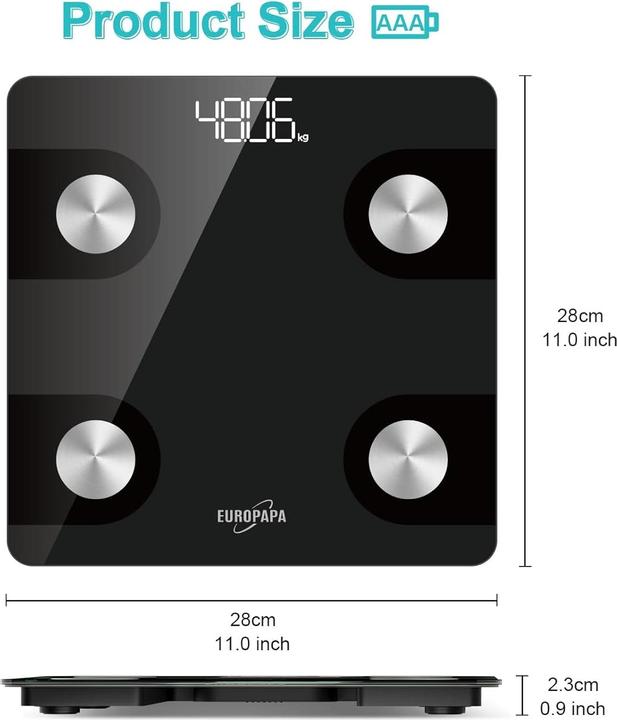 Immagine prodotto Europapa Scala del grasso corporeo (180 kg)