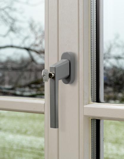 Actual product image Abus Window handle FG110 grey