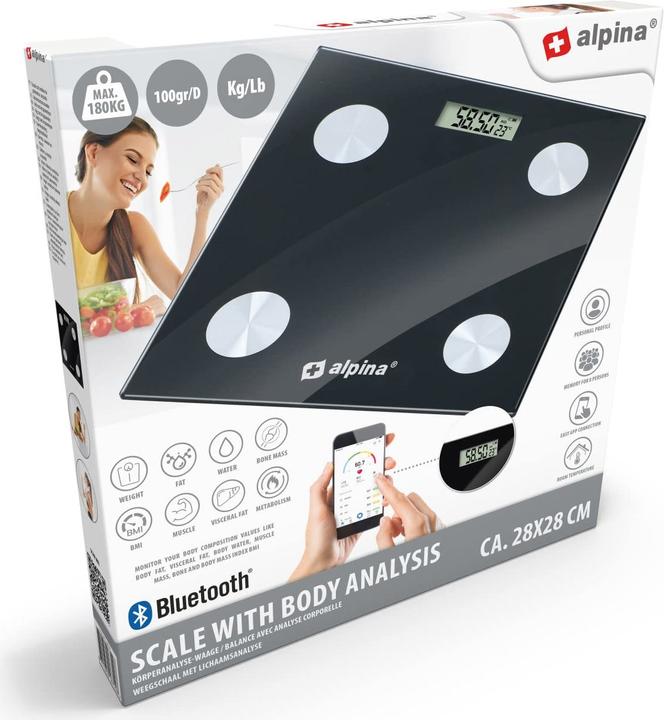 Produktbild Alpina Garden Smart Waage mit Körperanalyse (180 kg)