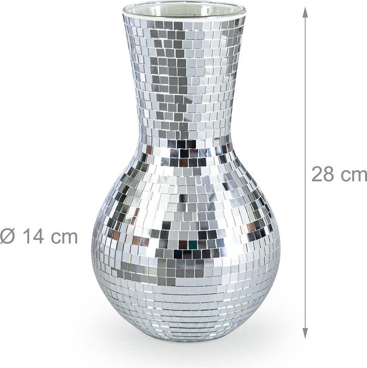 Relaxdays Disc vase (1 x)