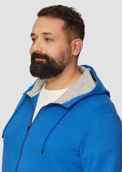 Produktbild s.Oliver Sweatshirt Jacke Hoodie mit Print (3XL)