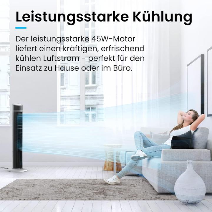 Image du produit Breeze Ventilateur de tour oscillant (48 dB)