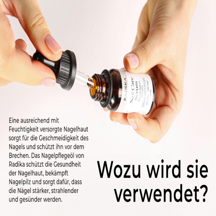 Produktbild Radika Nagelöle, Nagelpflege, Handcreme, 100% Rein, BIO, natürlich, 10 ml (10 ml)