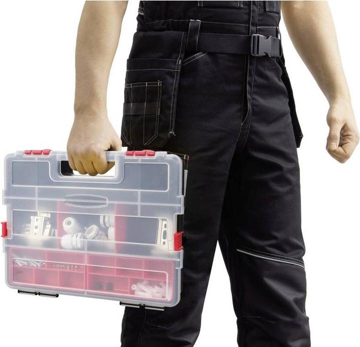 Produktbild Toolcraft Sortimentsbox (L x B x H) 285 x 225 x 60 mm Anzahl Fächer: 21 variabl