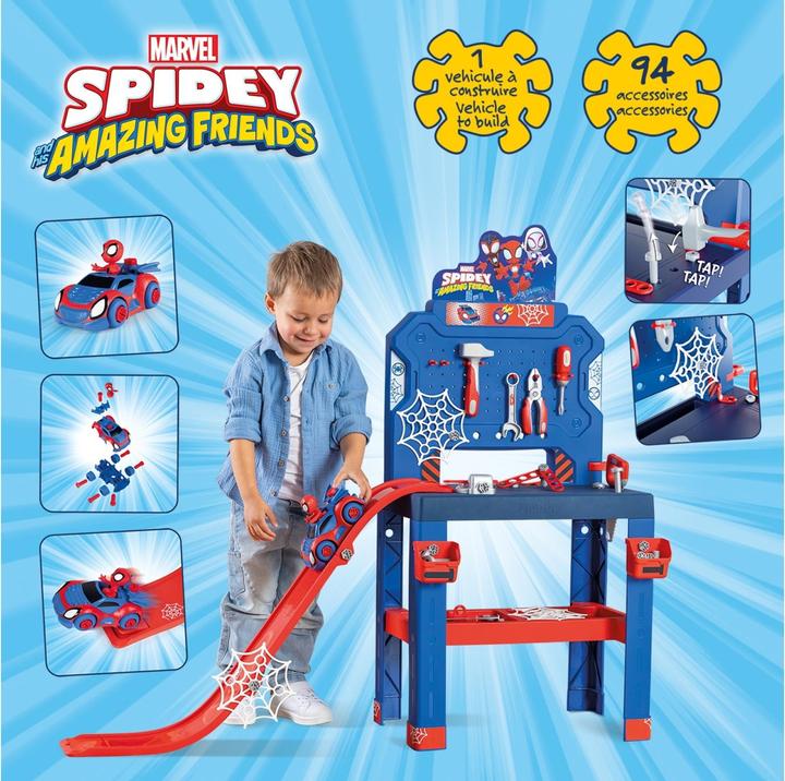 Produktbild Smoby Spidey Werkbank mit Sprungschanze