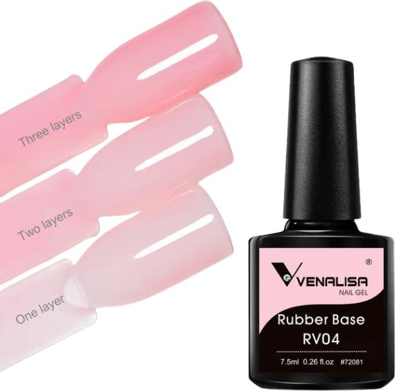Image du produit Venalisa Base caoutchouc UV/LED (Rose, Base coat)