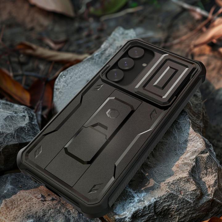 Produktbild Tech-Protect Kevlar Cam+ Case for Samsung Galaxy S25 - Black (Samsung Galaxy S25)