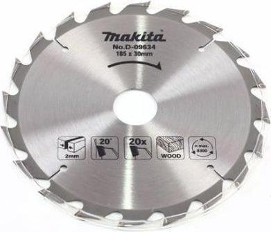 Productafbeelding Makita CIRKELZAAGBLAD 185X3020T HOUT