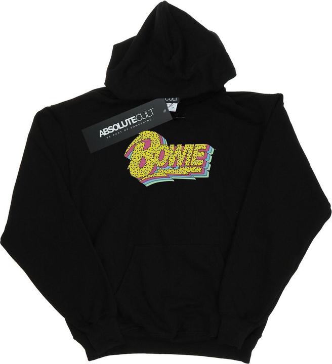 Immagine prodotto David Bowie Moonlight 90s Logo Felpa con Cappuccio Uomo (S)