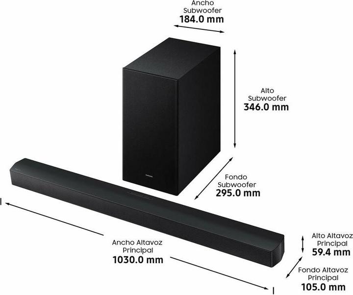 Produktbild Samsung HW-B650F (370 W, 3.1 Kanal)