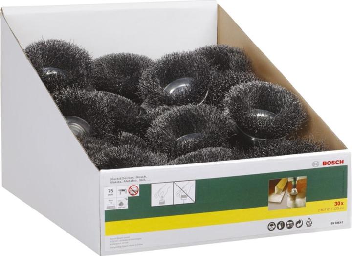 Produktbild Bosch Zubehör Topfbürste für Bohrmaschinen, gewellter Draht, 75 x 6 mm (6)