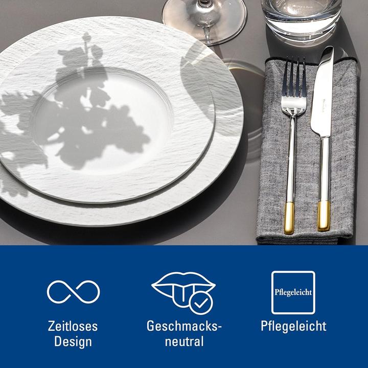 Produktbild Villeroy & Boch Tafelbesteck 30tlg. Ella teilvergoldet (30 Stk., Besteck Set)