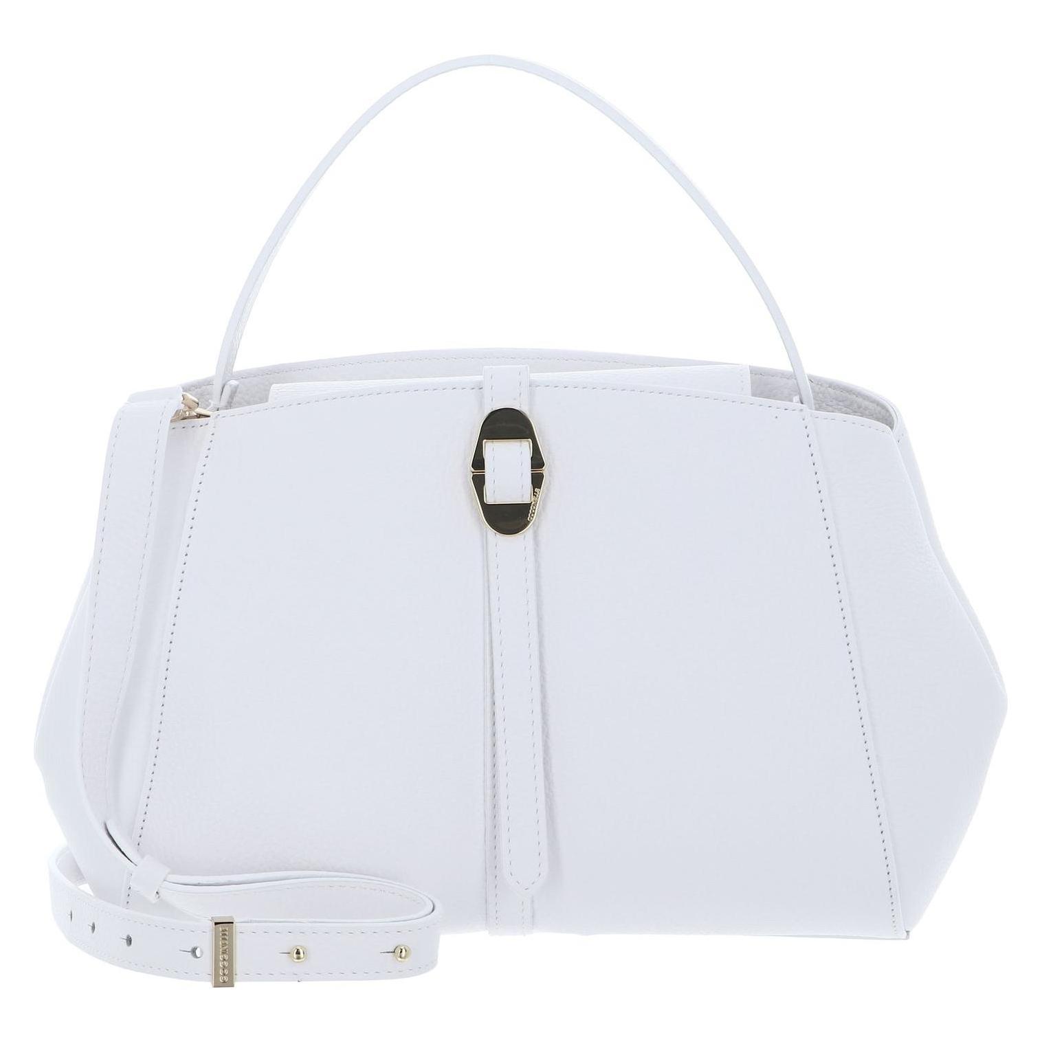 Coccinelle, Damen, Handtasche, Chara Handbag Grained Leather, Weiss
