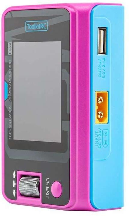 Produktbild Toolkitrc Dual-Ladegerät M6D Hawaii-pink