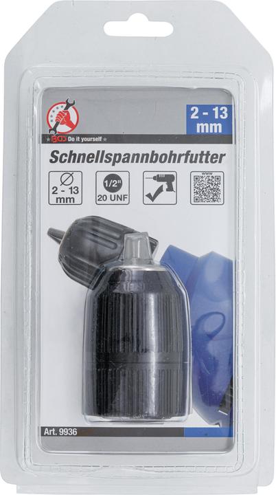 Produktbild BGS Schnellspannbohrfutter 2 - 13 mm - 1/2" x 20 UNF (2 - 13 mm)