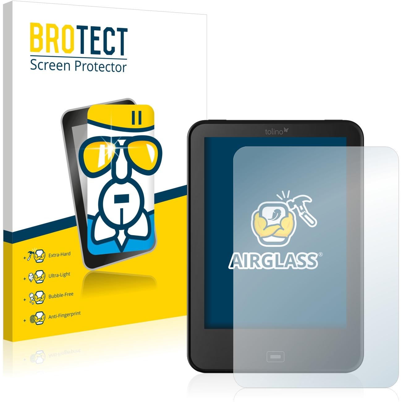 BROTECT AirGlass Panzerglasfolie (vision 3 HD), eReader Zubehör, Transparent