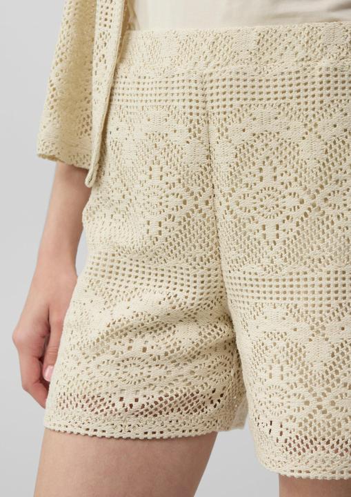 Image du produit S.Oliver Hose Shorts aus Häkelspitze mit Jerseyfutter (34)