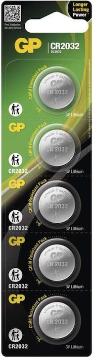 Immagine prodotto GP Batteries Cr2032 (5 pz., CR2032, 220 mAh)