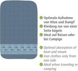 Produktbild Wenko Bügelunterlage Air Comfort grau 130,0 cm