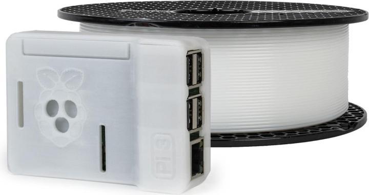 Actual product image Prusa Prusament PETG V0 Natural 1kg (PETG, 1.75 mm, 1000 g, White)