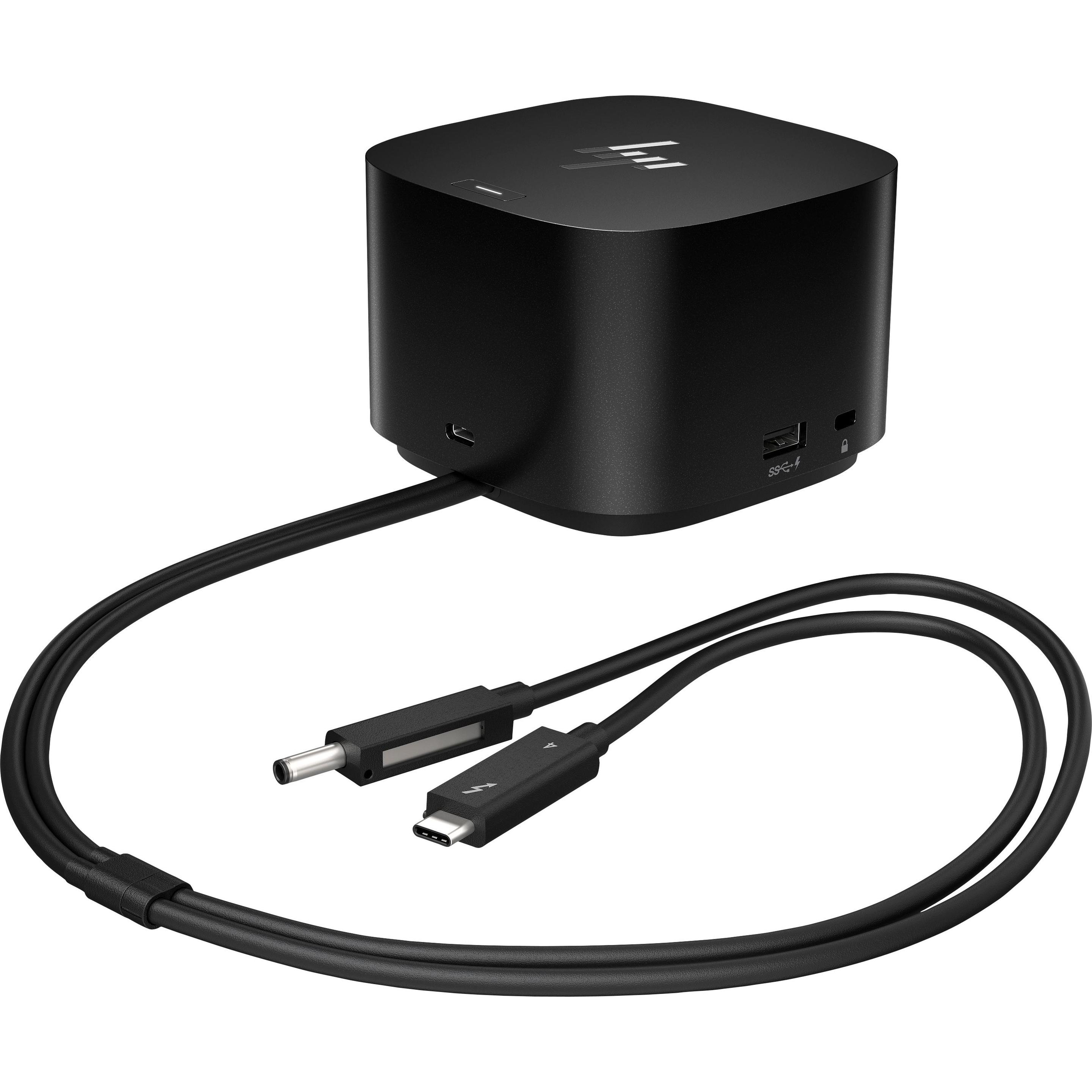 HP Thunderbolt Dock G4 (Thunderbolt, 11 Ports), Dockingstation + USB Hub, Schwarz