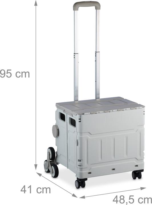 Image du produit Relaxdays Chariot de courses