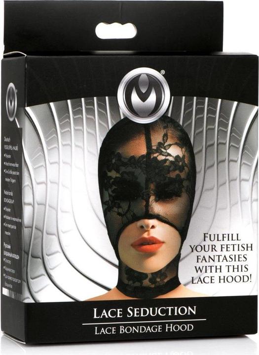 Image du produit Master Series Lace Seduction Lace Bondage Hood