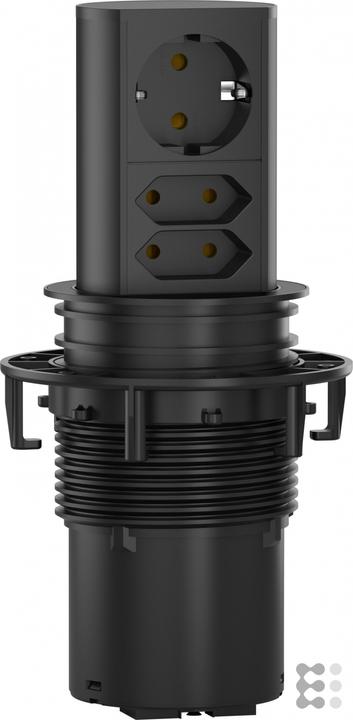 Produktbild Bachmann 928.0037 (3x, CEE 7/16, CEE 7/3, 2 m)