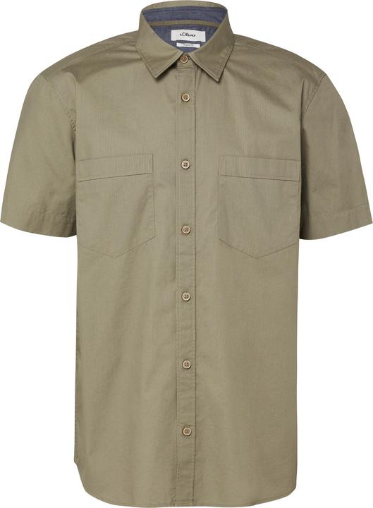 Immagine prodotto s.Oliver Regular Fit: Leichtes Kurzarmhemd aus Baumwolle mit Brusttasche (M)