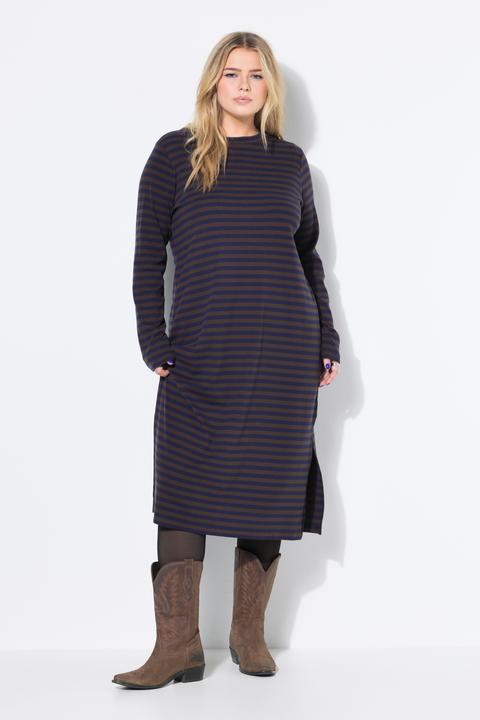 Produktbild Studio Untold Maxikleid, A-Line, Rippjersey mit Ringeln, Langarm (54)