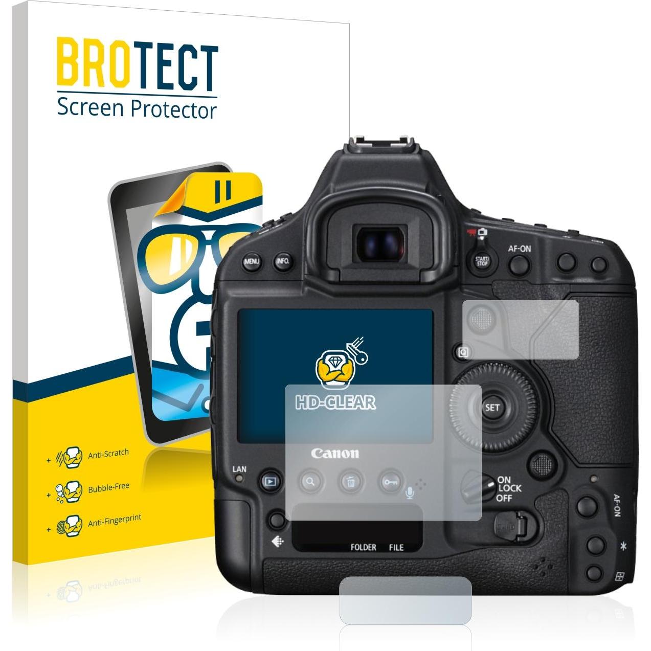 BROTECT Schutzfolie Displayschutz Klar (Displayschutz, EOS 1D X Mark II), Kameraschutz, Transparent