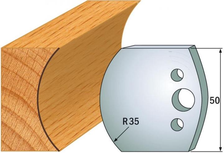 Actual product image CMT 691.545 Gegenmesserpaar Höhe 40 mm Nummer 545