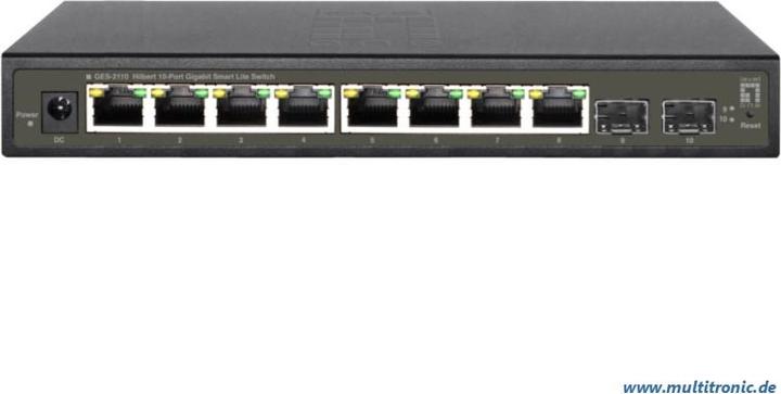 Produktbild LevelOne GES-2110 Hilbert (8 Ports)