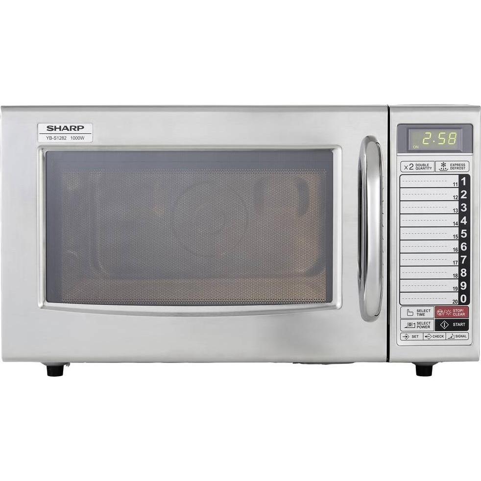 Sharp YB-S1282AE Professionelle Mikrowelle 28l, Mikrowelle, Silber