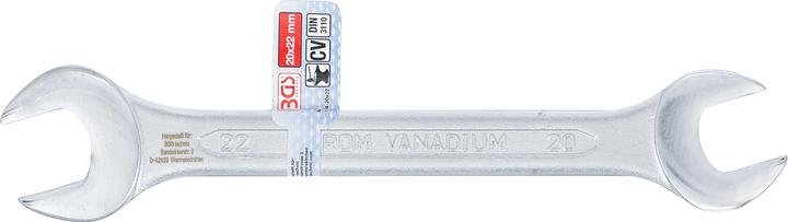 Produktbild BGS Doppel-Maulschlüssel SW 20 x 22 mm (22 mm, 20 mm)