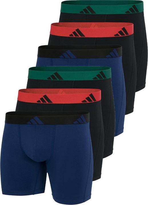 Immagine prodotto adidas Confezione da 6 pacchi di pantaloncini lunghi in cotone Active Flex / pantalone (XL, confezione da 6)