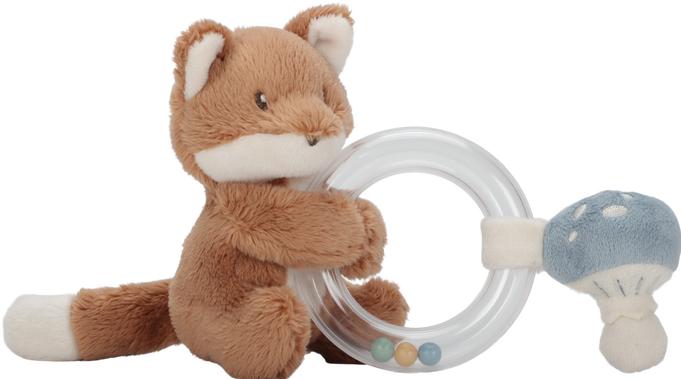 Actual product image Little Dutch Ring rattle fox Forest Friends