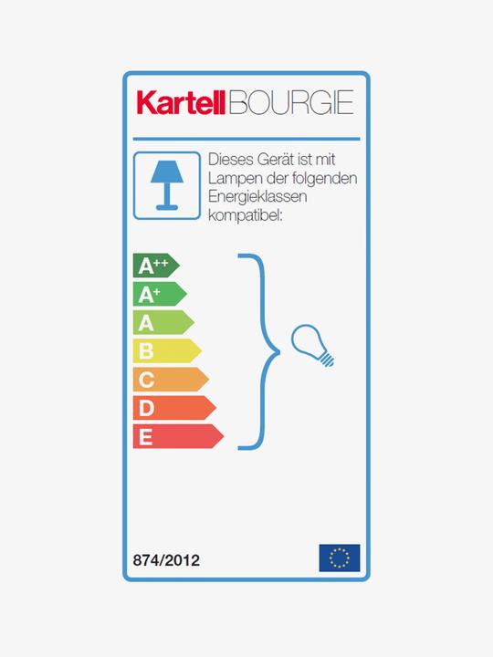 Energy Label Kartell Bourgie (240 lm, E27)