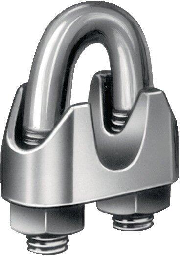 Produktbild Kleinsorge Drahtseilklemme ähnl.DIN 741 Gew.M5 Nenn-Gr.5,0mm verz.VE=250St. (Werkzeug)