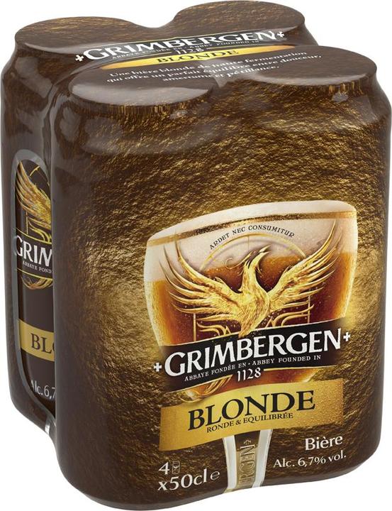 Image du produit Grimbergen Blonde (4 x 50 cl)