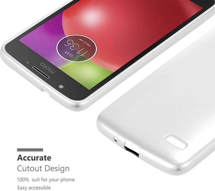 Produktbild Cadorabo TPU Matt Metallic Cover (Motorola Moto E4)