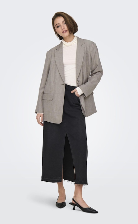 Actual product image Only Onllinda Ls Boyfr Mel Blazer Tlr Noos (M)