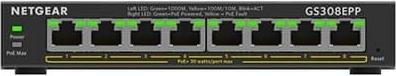 Actual product image Netgear GS308EPP-100PES (8 Ports)