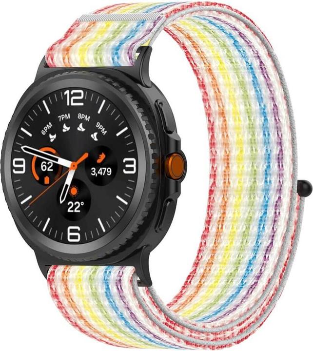Produktbild Cover-Discount Samsung Galaxy Watch 8 - Nylon Stoff Band flexibel mit Klett (Nylon)
