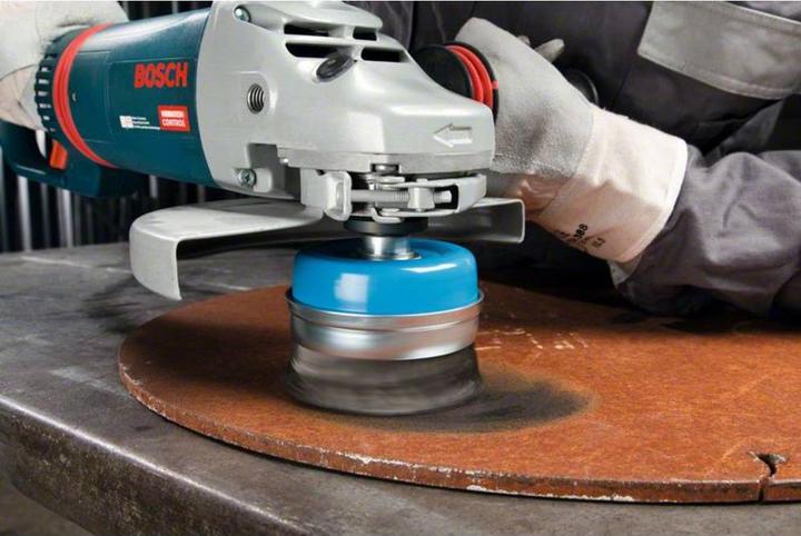 Produktbild Bosch Professional Zubehör PRO Metal heavy Topfbürste, 100 x 0,5 mm, Gewinde (P100)
