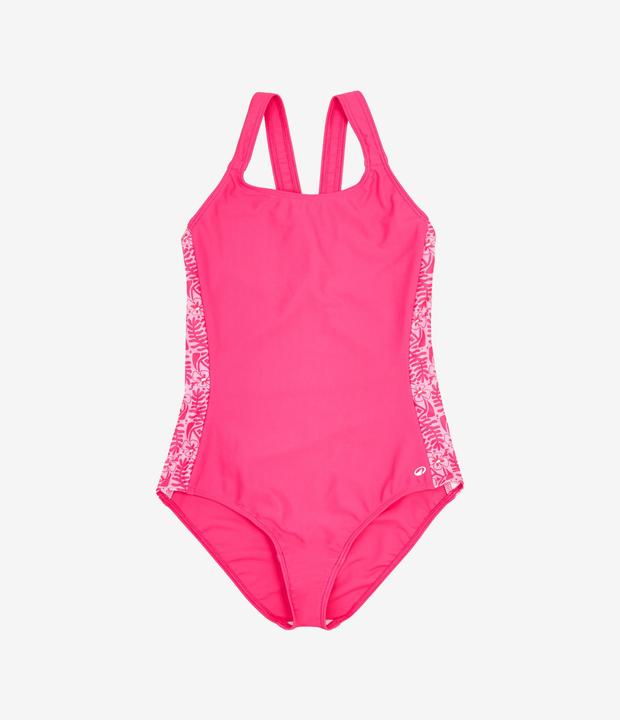 Produktbild Nabaiji Girls’ swimming 1-piece swimsuit - 100 Viki pink (140)