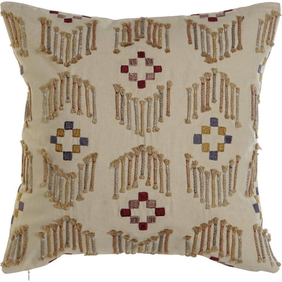 DKD Home Decor, Cuscino decorativo, Kissenbezug Beige 50 x 1 x 50 cm (50 x 50 cm)